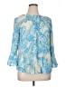 Ava & Grace Blue 3/4 Sleeve Blouse Size XL - photo 1