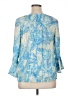 Ava & Grace Blue 3/4 Sleeve Blouse Size XL - photo 2