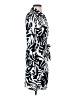 Intempo 100% Polyester Print Black Casual Dress Size XS - photo 4