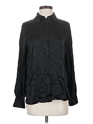 Banana Republic Long Sleeve Silk Top (view 1)