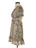 Storia Floral Tan Cocktail Dress Size S - photo 5