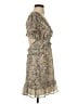 Storia Floral Tan Cocktail Dress Size S - photo 4