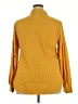 Unbranded 100% Polyester Yellow Long Sleeve Blouse Size XXL - photo 2