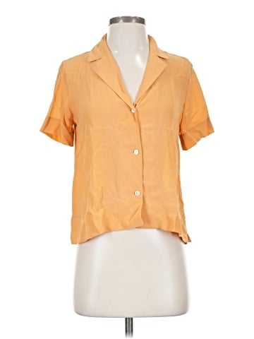 Everlane Short Sleeve Silk Top (view 1)