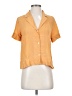 Everlane 100% Silk Orange Short Sleeve Silk Top Size 0 - photo 1
