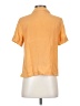 Everlane 100% Silk Orange Short Sleeve Silk Top Size 0 - photo 2