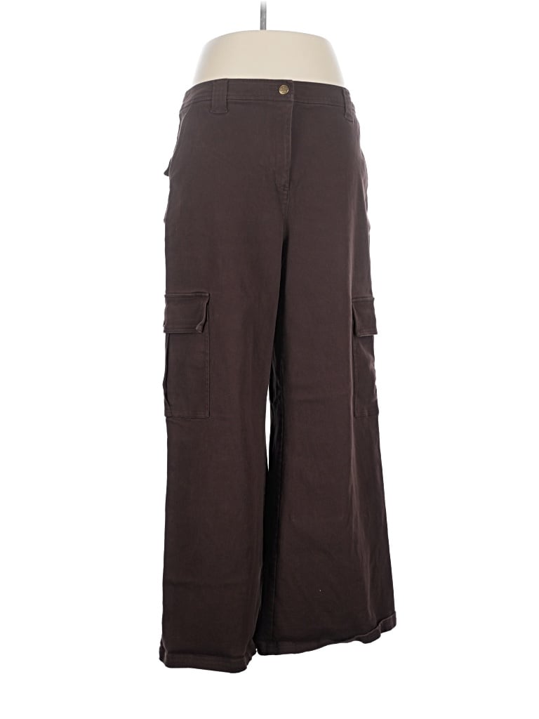 Pre-owned Trina Turk Cargo Pants In Brown
