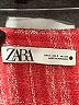 Zara Tweed Red Long Sleeve Button-Down Shirt Size S - photo 7