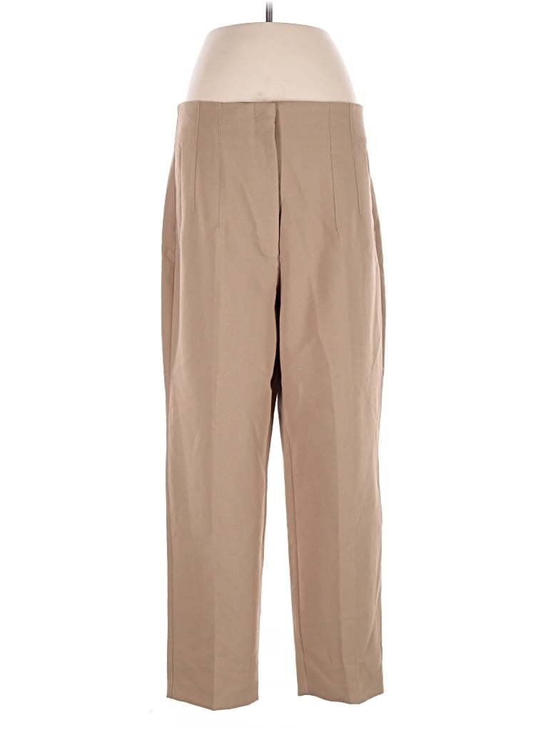 Pre-owned Zara Casual Pants In Tan