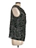 Talbots 100% Silk Paisley Black Sleeveless Silk Top Size L - photo 4