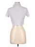 Shein Purple Short Sleeve Blouse Size L - photo 2