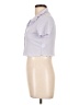 Shein Purple Short Sleeve Blouse Size L - photo 5