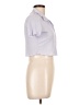 Shein Purple Short Sleeve Blouse Size L - photo 4
