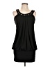 Ruby Rox Solid Black Cocktail Dress Size L - photo 1