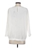 Tibi 100% Silk Ivory 3/4 Sleeve Silk Top Size M - photo 2