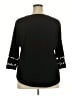 Xieerduo Black 3/4 Sleeve Top Size XXL - photo 2