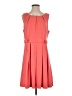 Elle Solid Orange Casual Dress Size 14 - photo 1