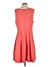 Elle Solid Orange Casual Dress Size 14 - photo 2