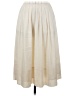 J.Crew 100% Polyester Solid Ivory Formal Skirt Size 00 - photo 1