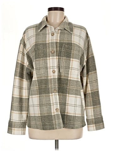 American Eagle Outfitters Long Sleeve Button-Down Shirt (view 1)
