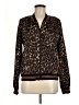 Pam & Gela Animal Print Brown Jacket Size M - photo 1