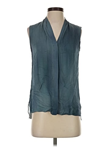 Elie Tahari Sleeveless Silk Top (view 1)