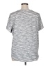 Xersion Tweed Silver Short Sleeve T-Shirt Size 0X - photo 2