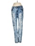Assorted Brands 100% Cotton Stars Blue Jeans Size 27 waist - photo 1