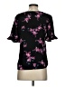 CeCe Black Short Sleeve Blouse Size XS - photo 2