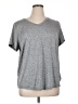 Xersion Gray Short Sleeve T-Shirt Size 0X - photo 1