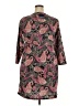Basic Editions 100% Cotton Paisley Burgundy Casual Dress Size XXL - photo 2