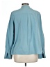Boden 100% Polyester Blue Long Sleeve Blouse Size 12 - photo 2