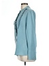 Boden 100% Polyester Blue Long Sleeve Blouse Size 12 - photo 5