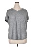 Xersion Gray Short Sleeve T-Shirt Size 0X - photo 1
