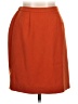 Slinky Brand 100% Polyester Solid Orange Formal Skirt Size 10 - photo 1