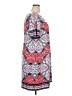 Eliza J Print Multi Color Red Casual Dress Size 20 - photo 4