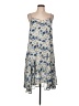 Entro 100% Polyester Floral Blue Casual Dress Size L - photo 1
