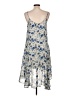 Entro 100% Polyester Floral Blue Casual Dress Size L - photo 2