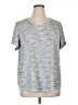 Xersion Tweed Gray Active T-Shirt Size 0X - photo 1