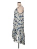 Entro 100% Polyester Floral Blue Casual Dress Size L - photo 5