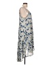 Entro 100% Polyester Floral Blue Casual Dress Size L - photo 4