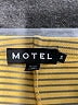Motel Stripes Yellow Shorts Size S - photo 3