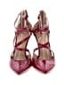 MICHAEL Michael Kors 100% Leather Solid Red Burgundy Heels Size 7 - photo 2