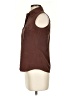 Ann Taylor Brown Sleeveless Button-Down Shirt Size 2 - photo 5