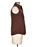 Ann Taylor Brown Sleeveless Button-Down Shirt Size 2 - photo 4