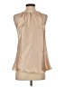 Tiana B. 100% Polyester Tan Sleeveless Blouse Size S - photo 2