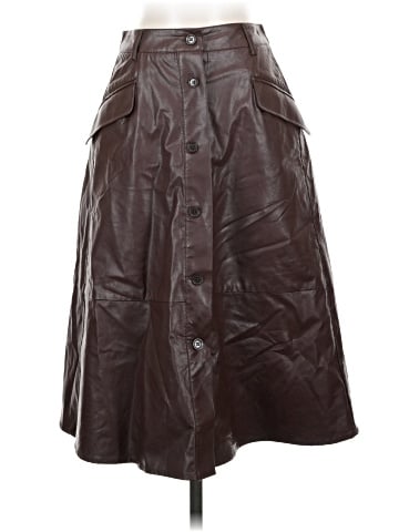 Banana Republic Factory Store Faux Leather Skirt (view 1)