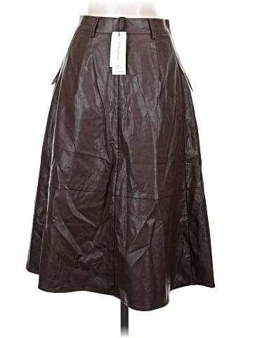 Banana Republic Factory Store Faux Leather Skirt (view 2)