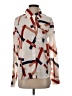 Lulus 100% Polyester Print Ivory Long Sleeve Blouse Size S - photo 1