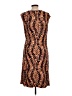 Anne Klein Animal Print Brown Cocktail Dress Size L - photo 2